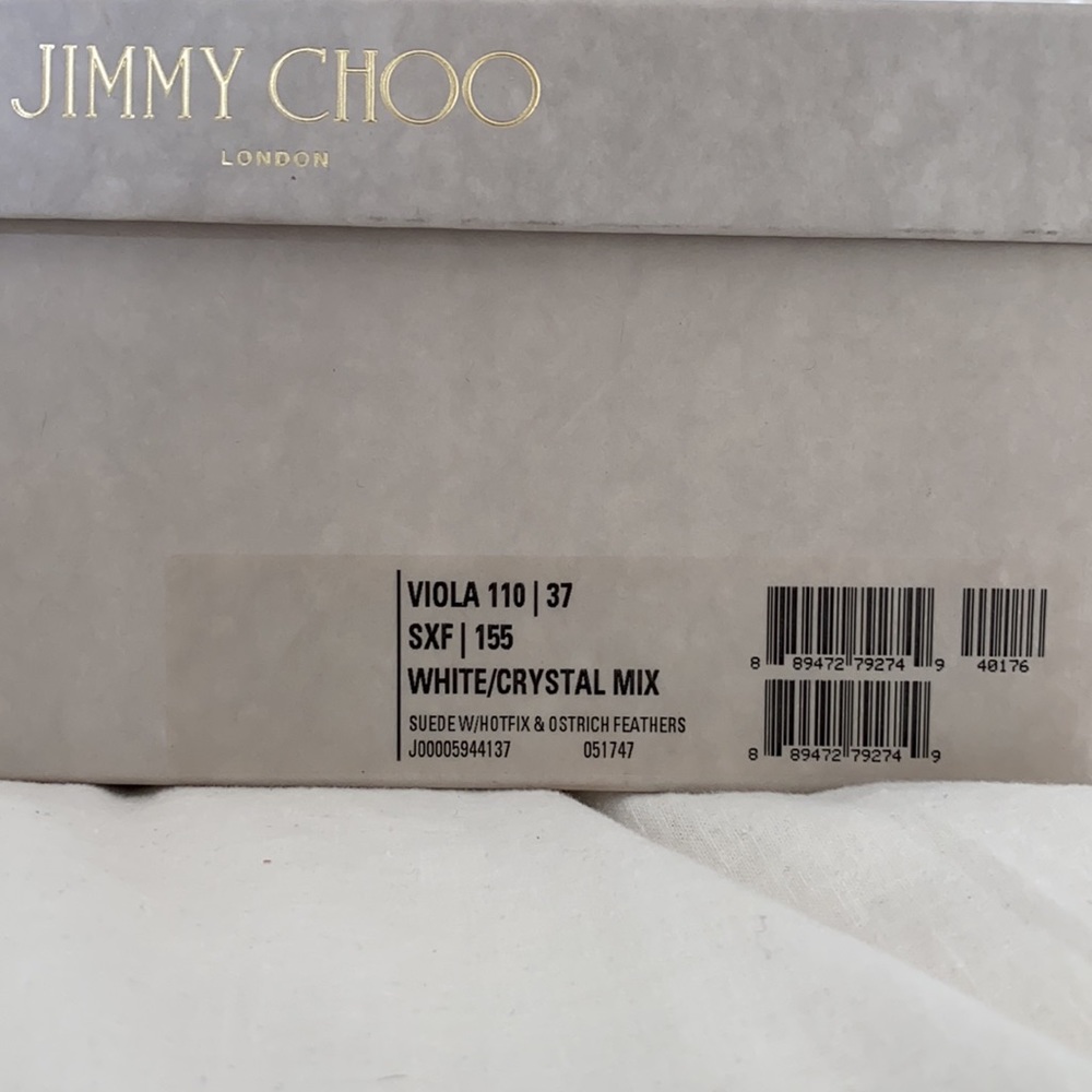 JIMMY CHOO Ostrich feather VIOLA heel 💫 - Picture 9 of 10